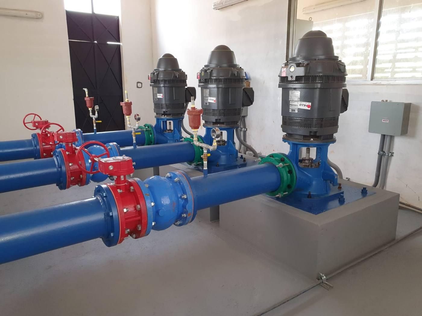 Estación de rebombeo de agua potable, Pradera Azul